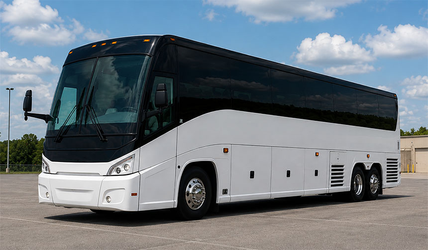 56-passenger charter bus available in Menifee, CA